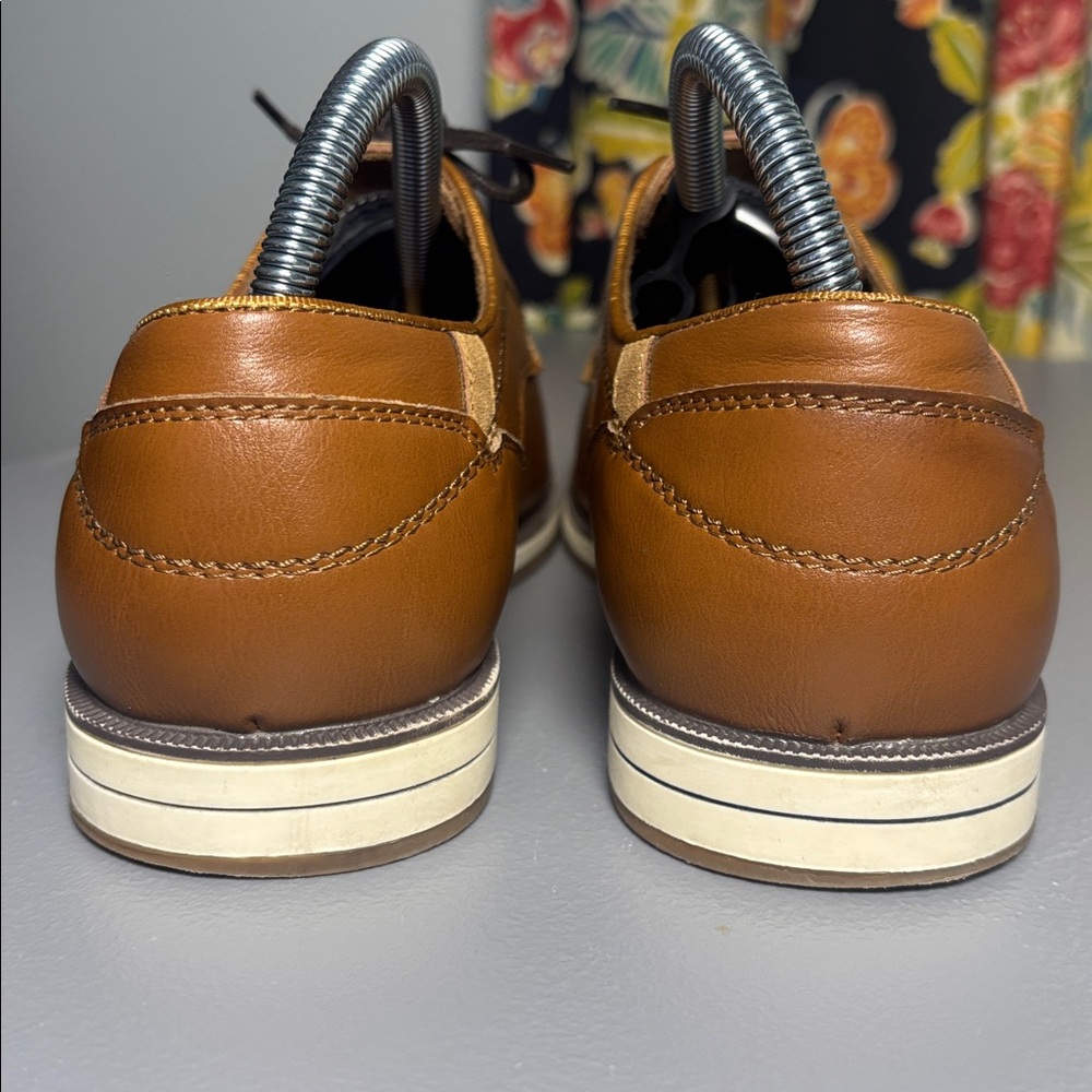 Restoration Boys Edward Brown Leather Dress Shoes Edward 6 M - Picture 7 of 8